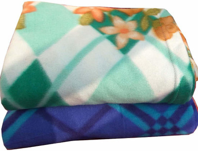 SIMAM Abstract Single Fleece Blanket for  Heavy Winter(Microfiber, Printed)