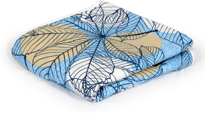 Divine Casa Printed Single Dohar for  AC Room(Cotton, Green and Turquoise Blue)
