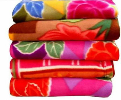 SIMAM Abstract Single Fleece Blanket for  AC Room(Polyester, PRINTED 28)