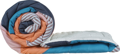 Story@home Printed Double Comforter for  AC Room(Polyester, Light Orange)