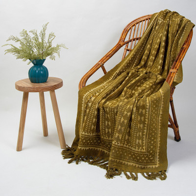 Dmasa Printed Single Throw for  Heavy Winter(Cotton, Multicolor)