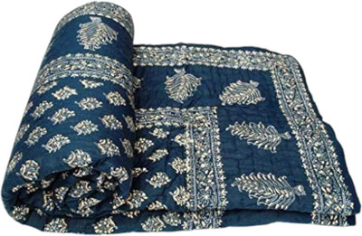 shree karni export Floral Single Quilt for  Heavy Winter(Polyester, Multicolor)