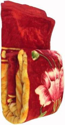 SIMAM Printed Double Mink Blanket for  Mild Winter(Microfiber, Multicolor)