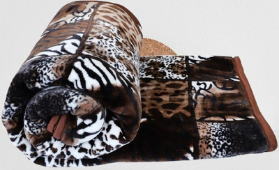 KIXTA Printed Double Mink Blanket for  Heavy Winter(Microfiber, Multicolor)