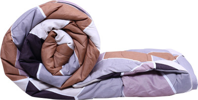 KUBER INDUSTRIES Geometric Double Comforter for  AC Room(Microfiber, Multicolor)