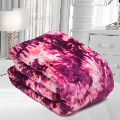 Lenovo 3D Printed Double AC Blanket for  Heavy Winter(Polyester, Magenta)