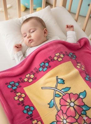 tiger cubs Printed Single Baby Sleep Sack for  Heavy Winter(Fur, Pink)