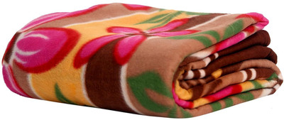 PHF Printed Single Fleece Blanket for  AC Room(Polyester, Polar Fleece 1 pcs - C33)
