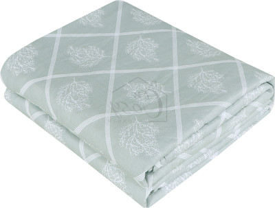 Cosy CORNER Geometric Double Dohar for  Mild Winter(Cotton, Grey)