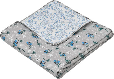 Anadhika Printed Double Dohar for  AC Room(Cotton, Multicolor 8)