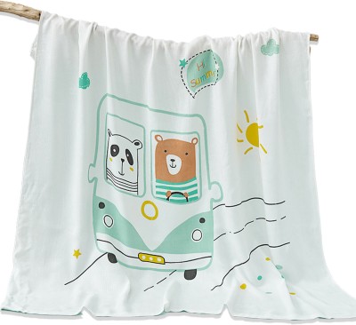 Bembika Animal Single AC Blanket for  AC Room(Bamboo Cotton, Mint Green)