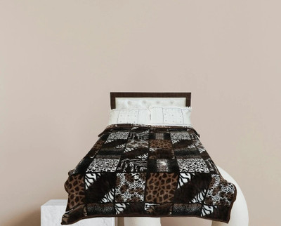 SIMAM Abstract Double Mink Blanket for  Heavy Winter(Microfiber, Printed 105)