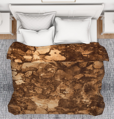 Radhika Creation Floral Double AC Blanket for  Heavy Winter(Microfiber, Stone Coffee)