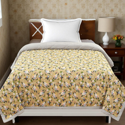 Gopal Ji Creations 3D Printed Single AC Blanket for  AC Room(Poly Cotton, Emraled Green)