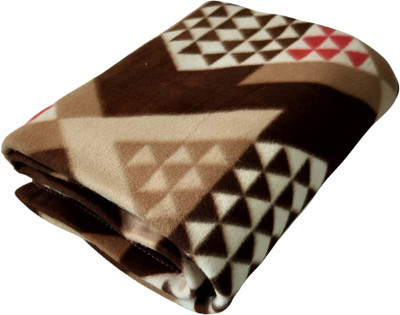 HOMIEE Floral Single Fleece Blanket for  Mild Winter(Polyester, Multi2)