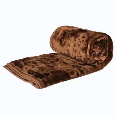 shree karni export Floral Single Mink Blanket for  AC Room(Microfiber, Multicolor)
