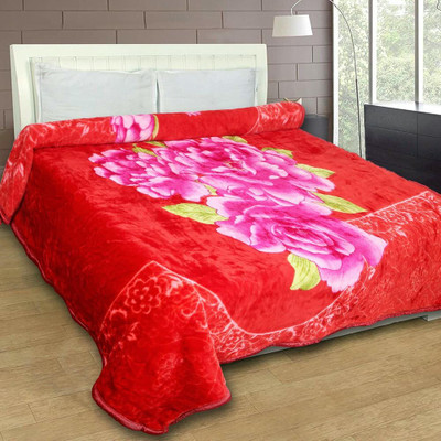 MAGICAL Printed Double Mink Blanket for  Heavy Winter(Microfiber, Printed-10)