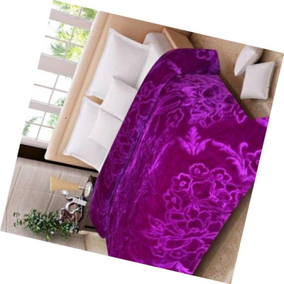 Changers Floral Single Mink Blanket for  Mild Winter(Microfiber, Multicolor)