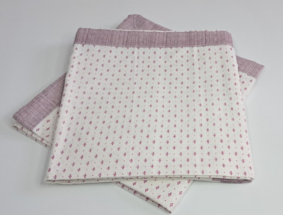 CHANDRAVATI Printed Single Top Sheet for  AC Room(Cotton, Pink)