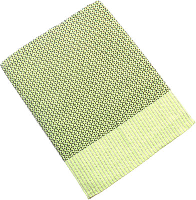 Tharunsha Elite Checkered Single AC Blanket for  Heavy Winter(Cotton, Light Green)