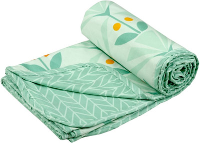 Flipkart SmartBuy Abstract Double Dohar for  AC Room(Cotton, Sky Blue Pink)