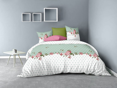 Floating Dreams Printed Double Comforter for  AC Room(Cotton, Multicolor)