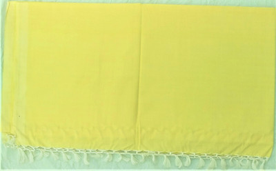 Aakriti Handloom Solid Single Top Sheet for  Heavy Winter(Cotton, YELLOW ( LEMON COLOUR ))