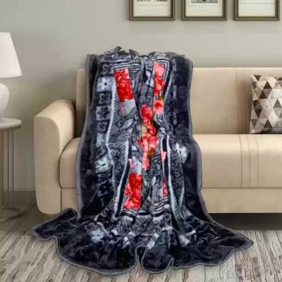 BHEBHA Abstract Double Mink Blanket for  Mild Winter(Microfiber, 704 PRI)