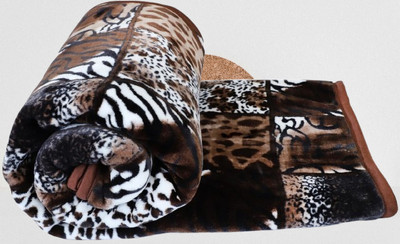 KIXTA Printed Double Mink Blanket for  Heavy Winter(Microfiber, Multicolor)