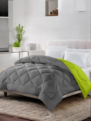 sentiments Solid Single Mink Blanket for  Mild Winter(Polyester, Parrot Green)