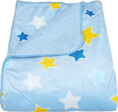 1st Step Printed Single Crib Baby Blanket for  AC Room(Polyester, Multicolor 4)