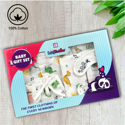 LazyToddler Animal Single Swaddling Baby Blanket for  Mild Winter(Muslin, Dino)