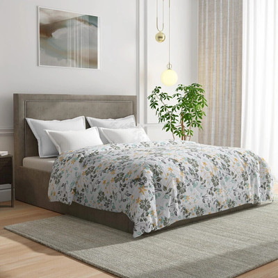 Wakefit Printed Single Comforter for  Heavy Winter(Cotton, Multicolor)