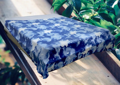 KIXTA Self Design Double AC Blanket for  AC Room(Microfiber, Blue)