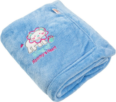BABY ZONE Printed Single AC Blanket for  AC Room(Microfiber, Ferozi)