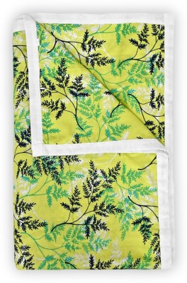 Divine Casa Floral Single Dohar for  AC Room(Cotton, Green)