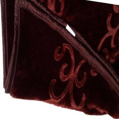 SIMAM Self Design Double AC Blanket for  Heavy Winter(Polyester, Brown)