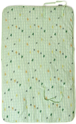 Mi Arcus Printed Single Crib Baby Blanket for  Mild Winter(Cotton, Green)