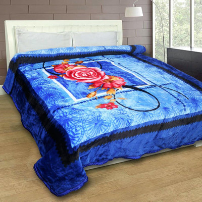 MAGICAL Printed Double Mink Blanket for  Heavy Winter(Microfiber, Printed-20)