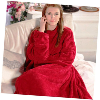ACZO FEEL Self Design Double Mink Blanket for  Mild Winter(Microfiber, Maroon)