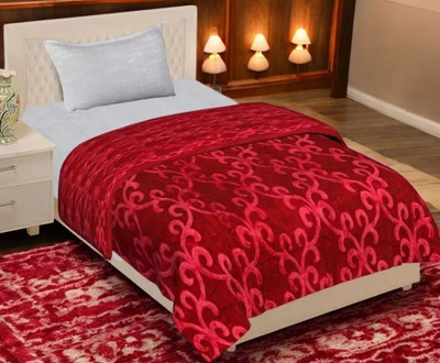 shree karni export Floral Single Comforter for  Heavy Winter(Microfiber, Multicolor)