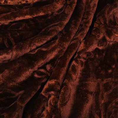 SANJU CORPORTION Abstract Double Mink Blanket for  Mild Winter(Microfiber, Brown)