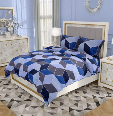Flipkart SmartBuy 3D Printed Double Comforter for  AC Room(Microfiber, Levender)