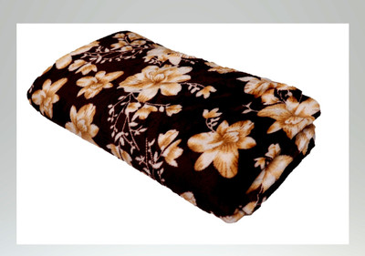 Changers 3D Printed Double AC Blanket for  Heavy Winter(Microfiber, Gold, Brown)