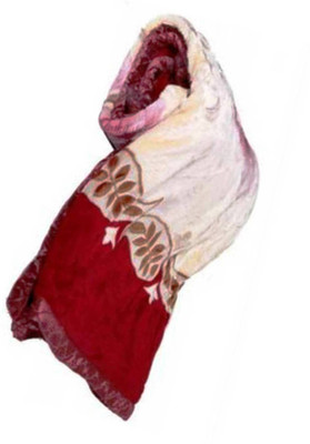 SIMAM Floral Single Mink Blanket for  Mild Winter(Microfiber, Multicolor 16080)