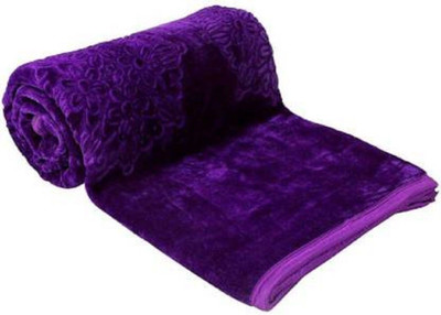 shree karni export Damask Double Quilt for  Heavy Winter(Microfiber, Purple)
