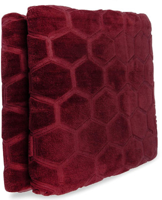 MFI Self Design Single Mink Blanket for  Heavy Winter(Woollen Blend, Single Color)