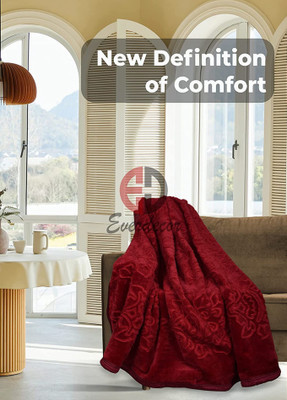 pgk Self Design Double Swaddling Baby Blanket for  AC Room(Polyester, Maroon)