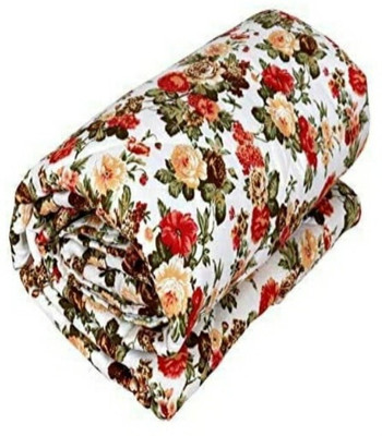 manbhar Text Print Single AC Blanket for  Heavy Winter(Microfiber, Multicolor)
