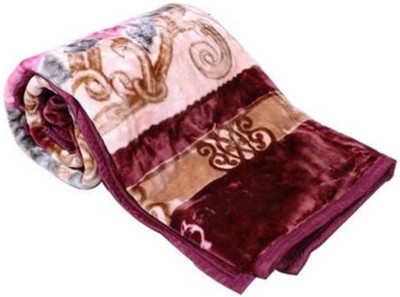 SIMAM Abstract Double Mink Blanket for  Mild Winter(Microfiber, Multicolor 792)